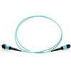 Axiom MPO Female to MPO Female Multimode OM4 50/125 Fiber Optic Cable - 1m - Fiber Optic for Network Device - 3.28 ft - 2 x MPO Female Network - 2 x MPO Female Network - 50/125 µm - Aqua