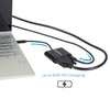 Black Box USB-C to DVI Adapter with 60W Power Delivery, 4K60, HDR - 1 x USB Type C - Male - 1 x DVI (Dual-Link) Digital Video - Female, 1 x Powered USB Type C - Female - 1920 x 1200 Supported
