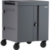 Bretford CUBE Cart - 2 Shelf - Push/Pull Handle - 4 Casters - Steel - 30" Width x 26.5" Depth x 37.5" Height - Orchid - For 36 Devices