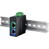 TRENDnet Hardened Industrial Gigabit PoE+ Injector, DIN-Rail, Wall Mount, IP30 Rated Housing, DIN-rail & Wall Mounts Included, TI-IG30 - Hardened Industrial Gigabit PoE+ Injector