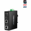 TRENDnet Hardened Industrial Gigabit PoE+ Injector, DIN-Rail, Wall Mount, IP30 Rated Housing, DIN-rail & Wall Mounts Included, TI-IG30 - Hardened Industrial Gigabit PoE+ Injector