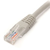 StarTech.com 3 ft Gray Molded Cat5e UTP Patch Cable - Make Fast Ethernet network connections using this high quality Cat5e Cable, with Power-over-Ethernet capability - 3ft Cat5e Patch Cable - 3ft Cat 5e Patch Cable - 3ft Cat5e Patch Cord - 3ft Molded