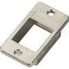 Black Box Panel-Mount Bezel, Keystone Opening, Silver - Silver - TAA Compliant