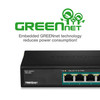 TRENDnet 6-Port Fast Ethernet PoE+ Switch, 4 x Fast Ethernet PoE Ports, 2 x Fast Ethernet Ports, 60W PoE Budget, 1.2 Gbps Switch Capacity, Metal, Limited Lifetime Protection, Black, TPE-S50 - 6-Port Fast Ethernet PoE+ Switch