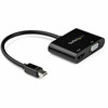StarTech.com Mini DisplayPort to HDMI VGA Adapter - mDP 1.2 HBR2 to HDMI 2.0 4K 60Hz or VGA Video Monitor Converter - TB2 Compatible - 2-in-1 Mini DisplayPort 1.2 (HBR2) to HDMI 2.0 4K 60Hz or VGA 1080p monitor adapter | HDMI: HDR/7.1 audio/HDCP 2.2/
