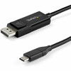StarTech.com 6ft (2m) USB C to DisplayPort 1.4 Cable 8K 60Hz/4K - Reversible DP to USB-C or USB-C to DP Video Adapter Cable HBR3/HDR/DSC - Reversible USB C to DisplayPort 1.4 cable (USB-C DP Alt Mode laptop to monitor) or DP 1.4 to USB-C display cabl