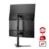 Freestanding Adjusting Vertical Dual Monitor Steel Stand 17" to 32" - 75x75 100x100 VESA