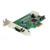 StarTech.com 1-port PCI Express RS232 Serial Adapter Card - PCIe Serial DB9 Controller Card 16550 UART - Low Profile - Windows/Linux - 1 port PCI Express RS232 serial controller card w/16550 UART/ASIX MCS9922CV-AA - Bi-directional speeds 921.6Kbps/po