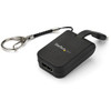 StarTech.com Compact USB C to HDMI Adapter - 4K 30Hz USB Type-C to HDMI Video Display Converter w/ Keychain Ring- Thunderbolt 3 Compatible - USB-C (DP 1.2 Alt Mode/HBR2) to HDMI 1.4 video |4K 30Hz/7.1 Audio/HDCP 2.2/1.4 | 1080p/TB3 Compatible - USB T