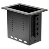 StarTech.com Single-Module Conference Table Connectivity Box - For Adding Power / Charging / AV / Laptop Docking Module - Single-Module Conference Table Connectivity Box - Customizable Solution - Add a connectivity module (sold separately) to the arc
