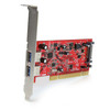 StarTech.com 2 Port PCI SuperSpeed USB 3.0 Adapter Card with SATA Power - 5Gbps - Add 2 SuperSpeed USB 3.0 ports to a computer through a PCI slot - pci usb 3.0 adapter - pci usb 3.0 adapter card - pci usb 3.0 card -pci usb 3.0 controller
