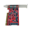 StarTech.com 2 Port PCI SuperSpeed USB 3.0 Adapter Card with SATA Power - 5Gbps - Add 2 SuperSpeed USB 3.0 ports to a computer through a PCI slot - pci usb 3.0 adapter - pci usb 3.0 adapter card - pci usb 3.0 card -pci usb 3.0 controller