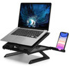 SIIG Adjustable Riser Stand Holder for Laptop up to 17" - Ergonomic Laptop Stand with 9 Level Tilt Adjustment, Cooling Knob Built In for Air Flow