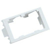 PANDUIT 2 Port Flat Inset - 2 x Socket(s) - Off-white