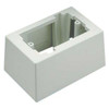 PANDUIT Pan-Way Low Voltage Surface Mount Box - 1-gang - Off-white