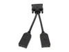 StarTech.com 8" DMS-59 to Dual DisplayPort Adapter Cable, 4K x 2K, DMS 59 pin (M) to 2x DP 1.2 (F) Splitter Y Cable, LFH to 2x DP Monitors - 7.8in DMS-59 to Dual DisplayPort adapter; 4K x 2K (3840x2160p 60Hz)/21.6Gbps/HBR2 - Y-cable to split the vide