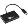 SIIG 8K 1x4 DisplayPort 1.4 to DisplayPort MST Hub Splitter - DP input to 4-port DP output - 32.4Gbps video bandwidth - Supports 4K HDR and HDCP 2.2 - Quad 4K DisplayPort 1.4 to DisplayPort MST Hub Splitter - Dual 4K60Hz / Triple 4K30Hz / Quad 4K30Hz