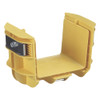 Panduit FiberRunner® Coupler, 4x4, Yellow - Yellow - 1 - Polycarbonate