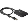 StarTech.com Mini DisplayPort to Dual-Link DVI Adapter - Dual-Link Connectivity - USB Powered - DVI Active Display Converter - Compatible with Windows & Mac - Connect your mDP device to any DVI-D display with the Mini DisplayPort to Dual-Link DVI Ada