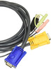 Aten KVM USB Cable with Audio - 5.9ft