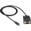 Black Box USB-C to VGA Adapter Cable, 1080p HD, 3ft - 3 ft USB-C/VGA Video Cable for Video Device, Notebook, Tablet, Smartphone, Monitor, Projector - First End: 1 x USB Type C - Male - Second End: 1 x 15-pin HD-15 - Male - Supports up to 1920 x 1200