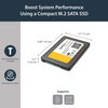 StarTech.com M.2 SSD to 2.5in SATA III Adapter - M.2 Solid State Drive Converter with Protective Housing - Convert an M.2 solid-state drive into a standard 2.5in SATA III 6Gbps SSD - M.2 to SATA Adapter - M.2 to SATA Converter - M.2 SSD to SATA Adapt