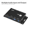 SIIG HDMI 2.0 Audio Extractor / Embedder - 4K @60Hz (YUV 4:4:4 8-bit), HDR 4K @60Hz (YUV 4:2:0 10-bit) - TAA Compliant