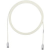Panduit Cat.6 UTP Patch Network Cable - 15.09 ft Category 6 Network Cable for Network Device - First End: 1 x RJ-45 Network - Male - Second End: 1 x RJ-45 Network - Male - Patch Cable - Gold Plated Contact - 28 AWG - Off White - 1