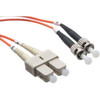 Axiom SC/ST Multimode Duplex OM2 50/125 Fiber Optic Cable 8m - TAA Compliant - 26.25 ft Fiber Optic Network Cable for Network Device - First End: 2 x SC Network - Male - Second End: 2 x ST Network - Male - 50/125 µm - Orange - TAA Compliant
