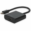 Mini-DisplayPort 1.1 Male to HDMI 1.3 Female Black Active Adapter For Resolution Up to 2560x1600 (WQXGA) - 100% compatible and guaranteed to work
