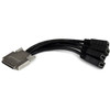 StarTech.com VHDCI Cable Full HD, 4 Port HDMI Video Card Breakout Cable, 1920x1200 60Hz, Mirror/Expand Video, VHDCI to HDMI Adapter - 8.7"/200mm VHDCI male to 4x HDMI female splitter adapter supports upto four Full HD 1920x1200p 60Hz/1080p monitors/d