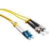 Axiom LC/ST Singlemode Duplex OS2 9/125 Fiber Optic Cable 20m - TAA Compliant - 65.62 ft Fiber Optic Network Cable for Network Device - First End: 2 x LC Network - Male - Second End: 2 x ST Network - Male - 9/125 µm - Yellow - TAA Compliant