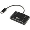 SIIG Triple 4K DisplayPort 1.4 to 2 DP & HDMI MST Hub Splitter - 32.4Gbps video bandwidth - Supports 4K HDR and HDCP 2.2 - Dual DisplayPort & One HDMI MST Hub Splitter - Dual 4K 60Hz or Triple 4K 30Hz DP/HDMI Monitors - Video Splitter for Extended De
