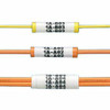 Panduit LabelCore NWSLC-3Y Cable Identification Sleeve - Orange - Polyvinyl Chloride (PVC) - 100 / Pack