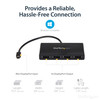 StarTech.com 4-Port Multi Monitor Adapter, Mini DisplayPort 1.2 to DP MST Hub, 4x 1080p, Video Splitter for Extended Desktop Mode, Windows - 4-port Mini DisplayPort to DisplayPort multi-monitor adapter drives 4x 1080p 60Hz DP displays to extend your 