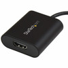 StarTech.com USB C to 4K HDMI Adapter - 4K 60Hz - Thunderbolt 3 Compatible - USB Type C to HDMI Video Display Adapter - Use this unique adapter to prevent your USB Type-C computer from entering power save mode during presentations - USB C to HDMI ada