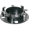 Panduit FMS1 Wall Mount Enclosures - 100mm Diameter - Enclosure - Black - 3.9" Diameter