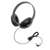 Califone Listening First 2800BKP Headphone - Stereo - Black - Mini-phone (3.5mm) - Wired - 25 Ohm - 20 Hz 20 kHz - Over-the-head, Over-the-ear - Binaural - Circumaural - 5.50 ft Cable