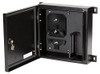 Black Box NEMA 4 Rated Fiber Optic Wallmount Enclosure, 2 Adapter Panels - For LAN Switch, Patch Panel - Wall Mountable - Cold-rolled Steel (CRS), SPCC - TAA Compliant