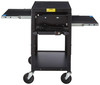 Bretford Basics A2642DNS-E5 Multimedia Cart with 6-Outlet Electrical - 4 Casters - 5" Caster Size - Steel - 24" Width x 18" Depth x 43" Height - Black
