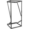 Rocstor SolidRack Wall Mount Open Rack Frame Cabinet - SolidRack 8U/12U/22U Wall Mount Adjustable Rack Enclosure - 2-Post Open Frame Expandable Rack - Low-Profile Switch-Depth Heavy Duty Wallmount Rack - 150 lb (68 kgs) Maximum Load Capacity - Cold-r