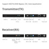 SIIG 4K HDR HDMI 2.0 & USB 2.0 Extender Over HDBaseT with RS-232 & IR - 100M Over CAT5e/6 - Bi-directional IR Sensors - TAA Compliant