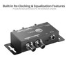 SIIG 1x4 12G SDI Distribution Amplifier - 70M - Built-in Re-clocking & Equalization Features TAA Compliant