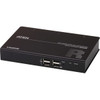 ATEN Slim HDMI Single Display KVM over IP Receiver - 1 Computer(s) - 1920 x 1200 Maximum Video Resolution - 1 x Network (RJ-45) - 4 x USB - 1 x HDMI - Rack-mountable, Wall Mountable - 1U