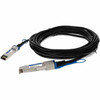 AddOn Twinaxial Network Cable - 6.56 ft Twinaxial Network Cable for Network Device, Transceiver - First End: 1 x QSFP28 Network - Second End: 1 x SFP28 Network - 25 Gbit/s - 30 AWG - Black - 1 - TAA Compliant