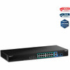 TRENDnet 18-Port Gigabit High Power Poe+ Switch; 16 X Gigabit Poe+ Ports; 2 X Shared Gigabit Ports; 36Gbps Switching Capacity; 440W PoE Power Budget; TPE-TG182F - 18-port Gigabit High Power PoE+ Switch