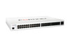 Fortinet FortiSwitch FS-148E Ethernet Switch - 48 Ports - Manageable - 2 Layer Supported - Modular - 4 SFP Slots - 19.80 W Power Consumption - Optical Fiber, Twisted Pair - 1U High - Rack-mountable