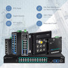 TRENDnet 16-Port Hardened Industrial Unmanaged Gigabit 10/100/1000Mbps DIN-Rail Switch w/ 16 Gigabit PoE+ Ports; Lifetime Protection; TI-PG160 - 16-Port Industrial Gigabit PoE+ DIN-Rail Network Switch