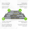 ZYXEL 24-port GbE Smart Managed PoE Switch with GbE Uplink - 24 Ports - Manageable - 2 Layer Supported - Modular - 2 SFP Slots - 448.90 W Power Consumption - 375 W PoE Budget - Twisted Pair, Optical Fiber - PoE Ports - Rack-mountable - Lifetime Limit