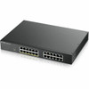 ZYXEL 24-port GbE Smart Managed PoE Switch - 24 Ports - Manageable - 2 Layer Supported - 166.50 W Power Consumption - 130 W PoE Budget - Twisted Pair - PoE Ports - Rack-mountable, Desktop - Lifetime Limited Warranty